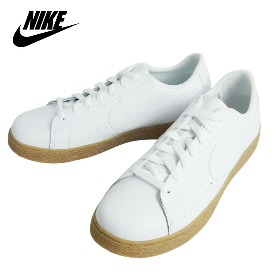 NIKE ナイキ【箱無し】NIKE BLAZER LOW (GS)ブレーザーロー(GS)キッズサイズ レディース スニーカーWHITE/WHITE-GUM LI