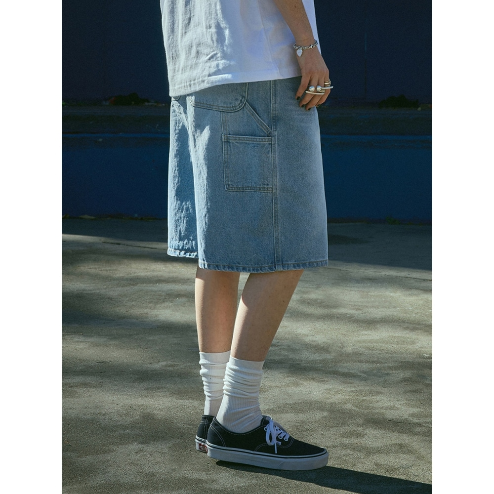 フルークフルークカーペンダーハーフデニムパンツ FSP114 3COLOR W