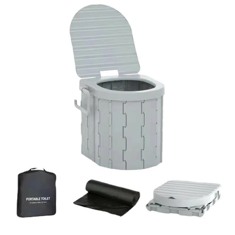 折畳み式 防災 非常用 ポータブル 防災グッズ ポータブルトイレ 凝固剤 処理袋 折りたたみ式 アウトドア用 断水 車載用 防災用品 トイレ 災害用 収納袋付き キャンプ アウトドア 屋外 渋滞 軽量