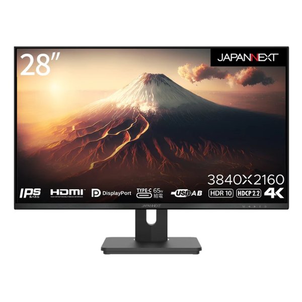 28型4K液晶ディスプレイ JN-IPS282UHDR-C65W