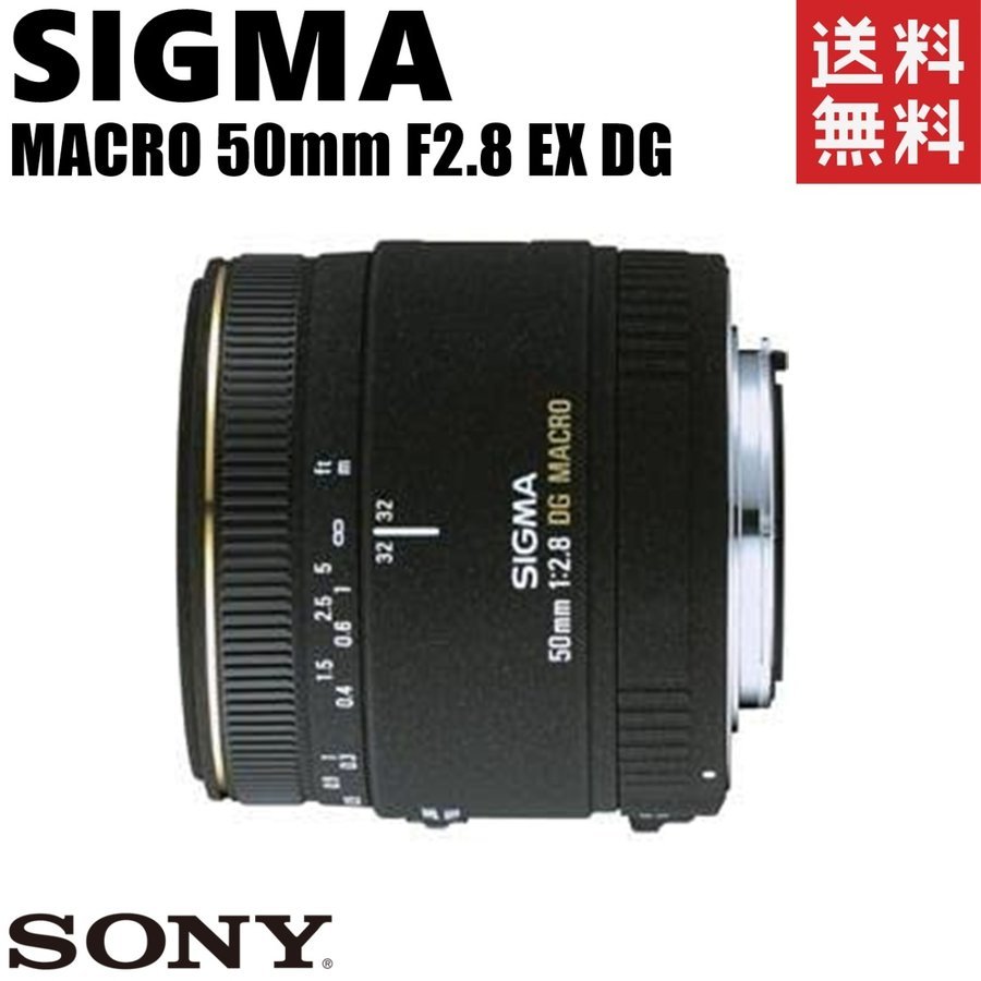 MACRO 50mm F2.8 EX DG ソニーAマウント 単焦点マクロ レンズ カメラ 中古