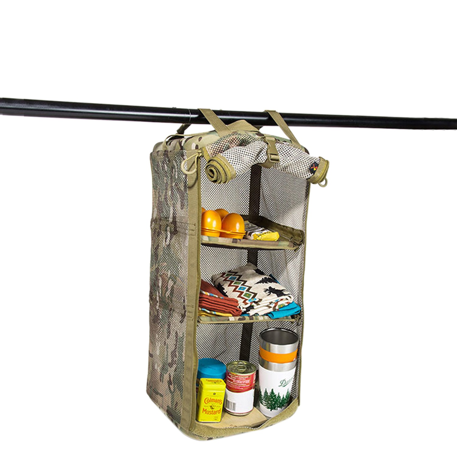 ドライネット 折りたたみ 吊り下げ式 キャンプシェルフ OCA-2031