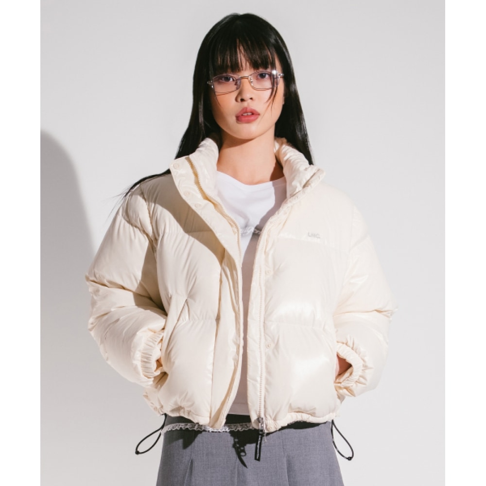 LMC WM クロップダウンパーカベージュ