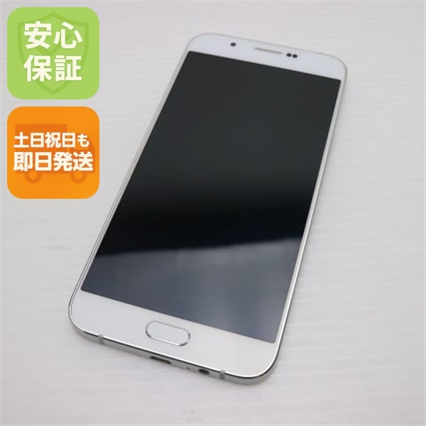 新品同様 au SCV32 Galaxy A8 ホワイト スマホ 144