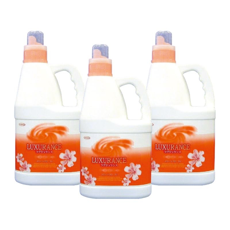 柔軟剤 ラグジュランス 2L お得な3本セット スイートフローラルの香り 大容量 アロマ 上質 贅沢