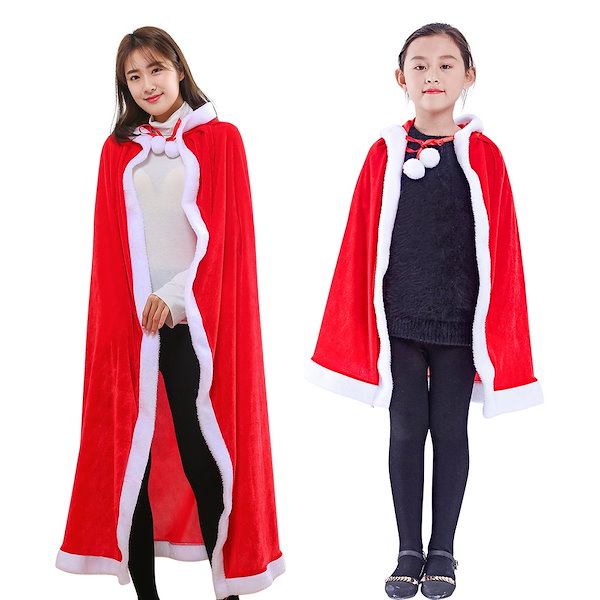 Qoo10] クリスマス マント サンタ コスプレ キ