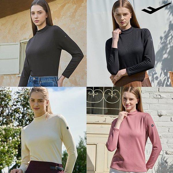 25FW 裏起毛モックネックTシャツ 女性 4種