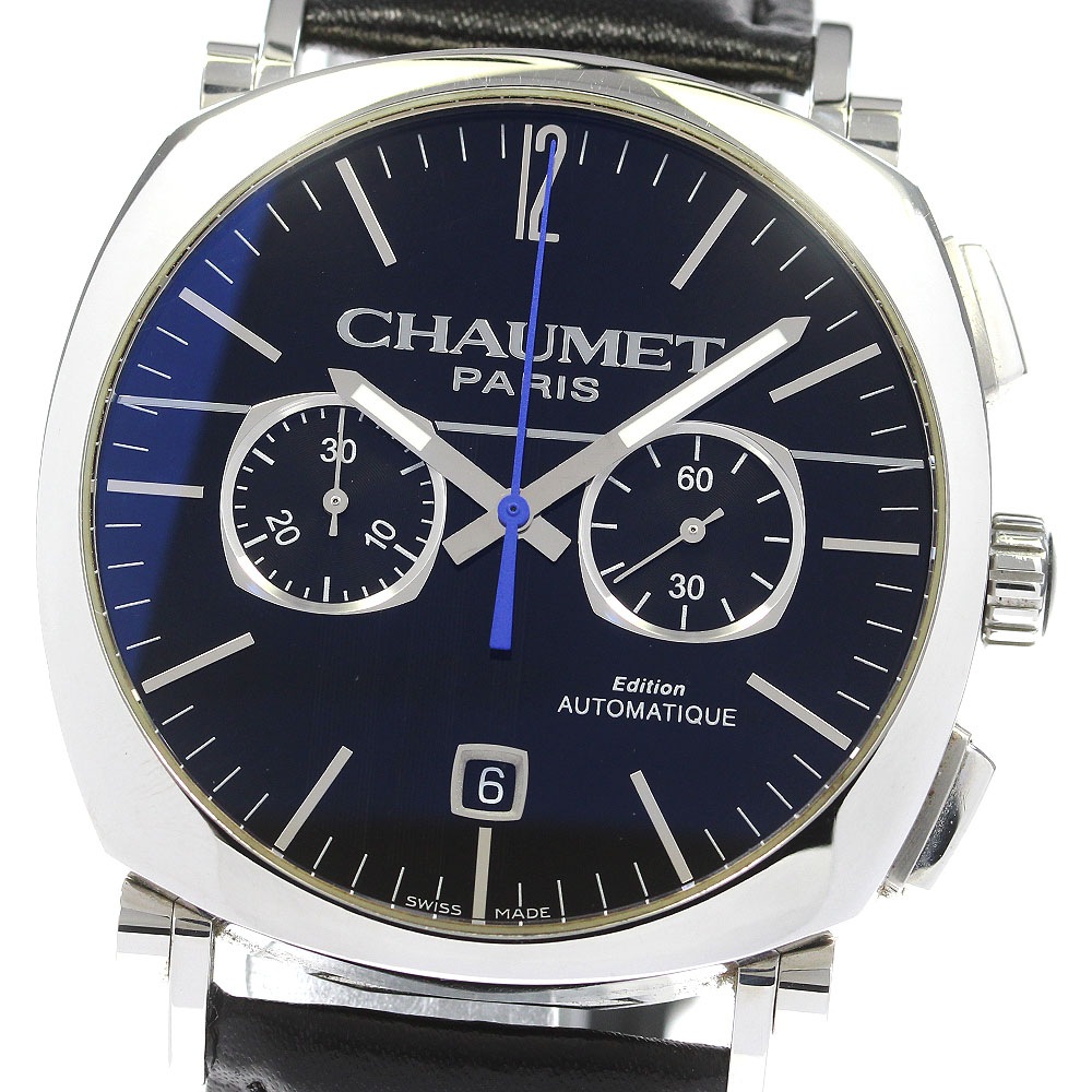 ショーメ Chaumet ダンディ クロノグラフ 自動巻き メンズ _829233【中古】