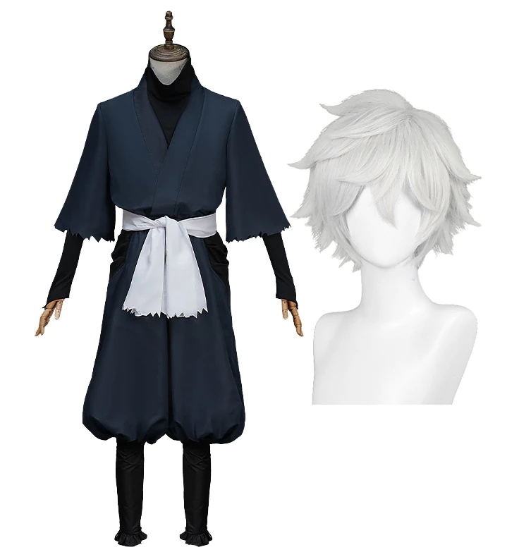 画眉丸コスプレ衣地獄楽画眉丸ウィッグ付きイベントパーティー変演出服祝贈り物クリスマスパーティー文化祭