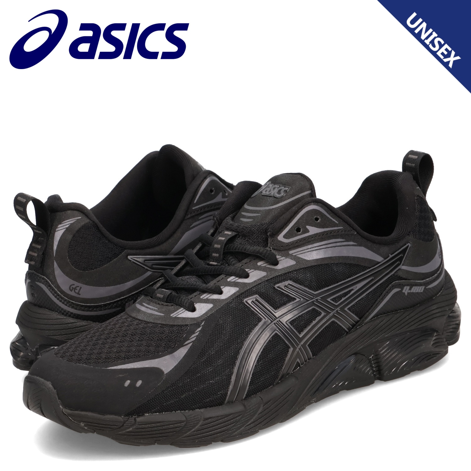 スニーカー ゲル クォンタム 180 メンズ レディース GEL-QUANTUM 180 ブラック 黒 1203A594-002