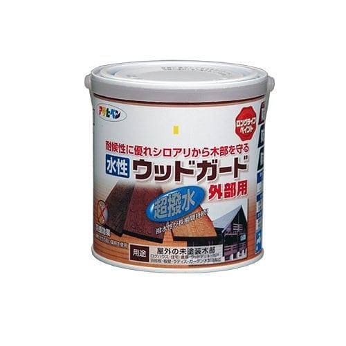 （まとめ買い）水性ウッドガード外部用 クリヤ 0.7L [x3缶セット]