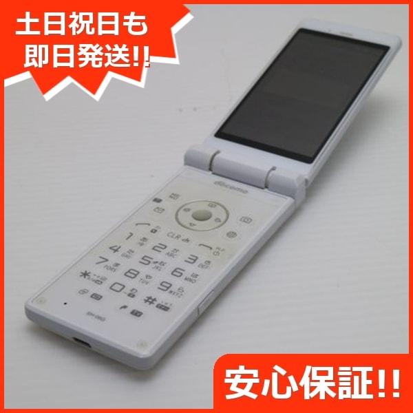 美品 SH-06G AQUOSケータイ ホワイト ガラケー 31 5,336円