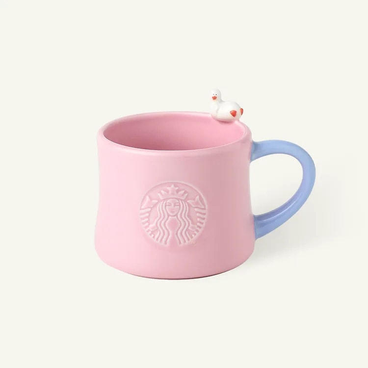 ジェリーダック ピンク マグカップ 296ml 韓国スターバ グッズ