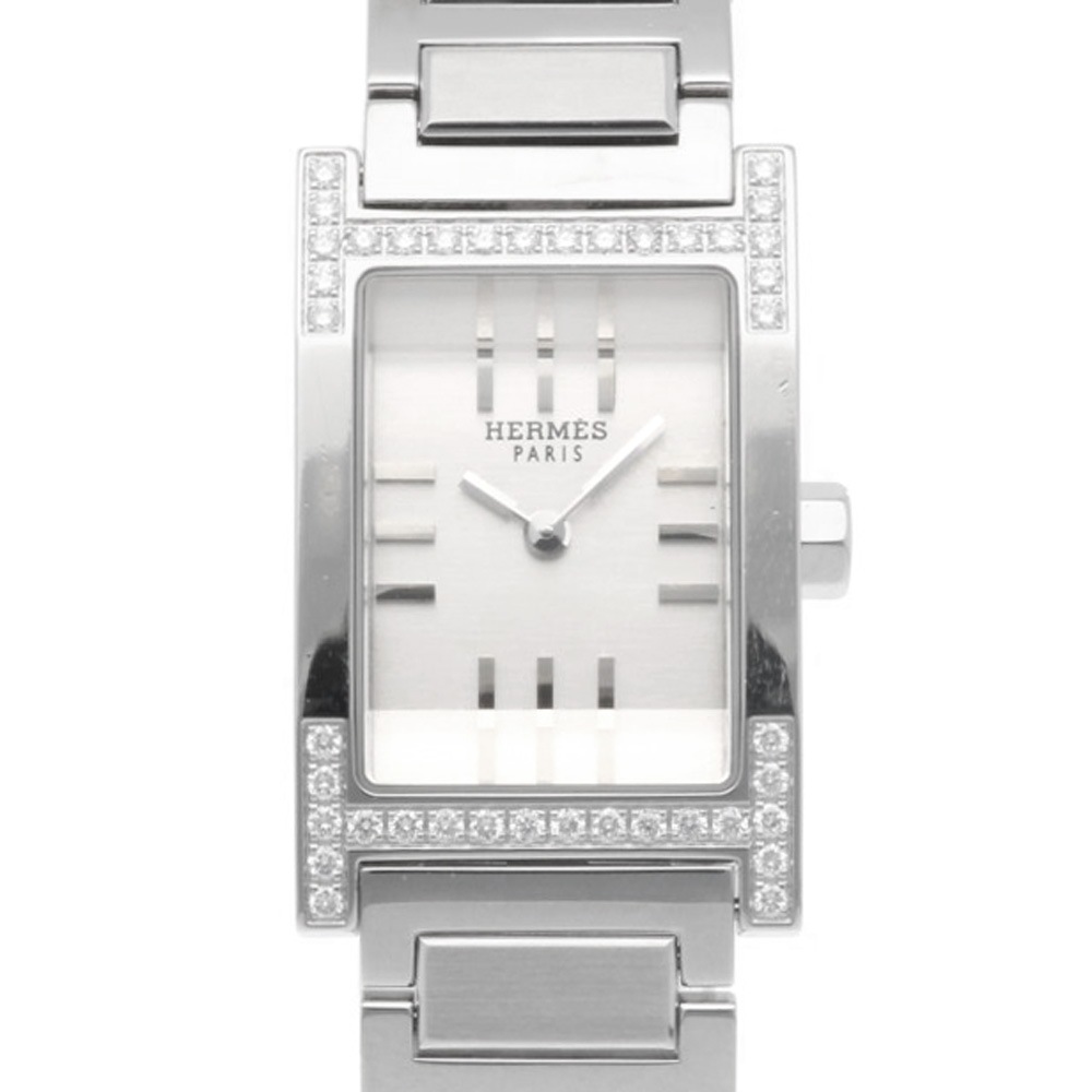 エルメス タンデム 腕時計 ステンレススチール TA.1.230 クオーツ 1年保証 HERMES 中古