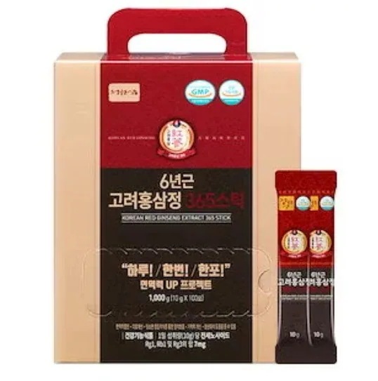 6年斤 高麗ホンサムジョン 365スティック 100包
