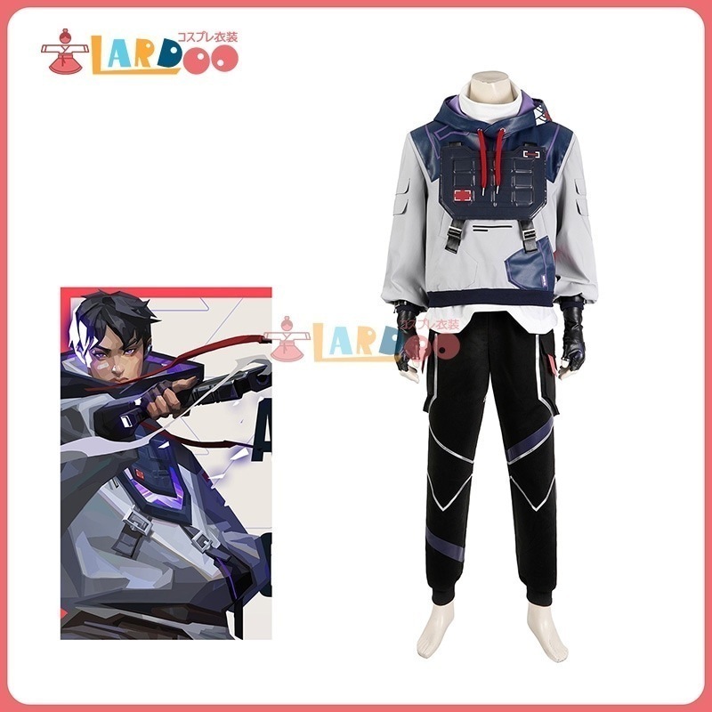 VALORANT ヴァロラント Isoアイソ コスチューム コスプレ衣装207