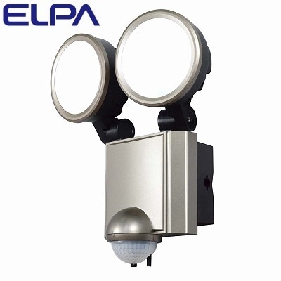 ELPA エルパ LEDセンサーライト 2灯 ESL-SS1002AC 朝日電器【送料無料】