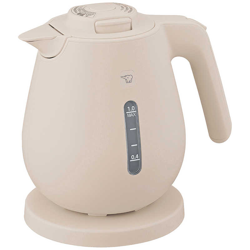 象印マホービン　ZOJIRUSHI　電気ケトル ［1.0L］ ライトベージュ　CK-DC10