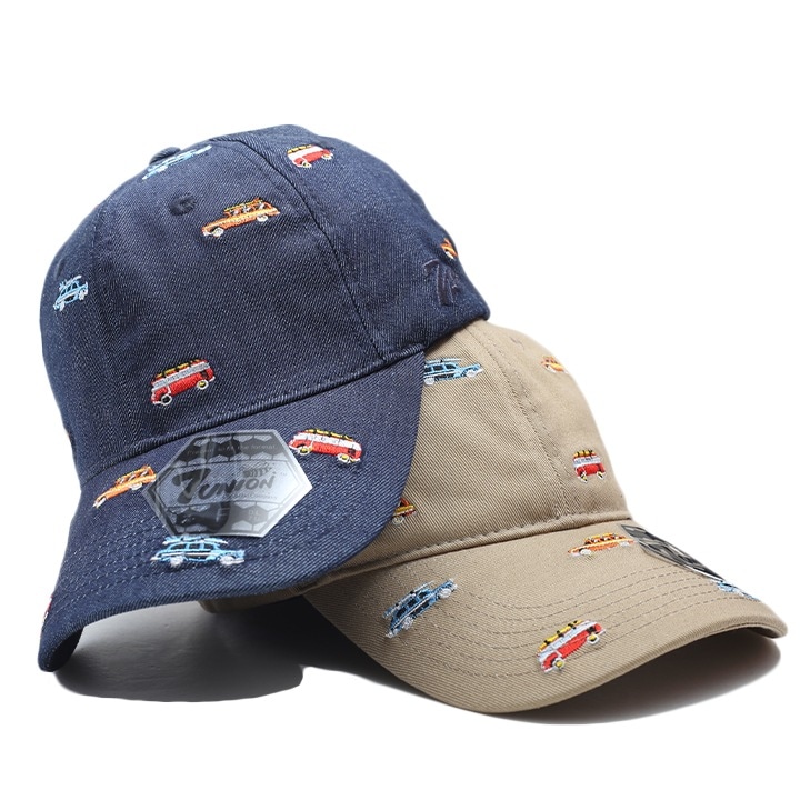 7union キャップ メンズ レディース 春夏秋冬用 デニム/カーキ 公式 帽子 ローキャップ 浅め ベースボールキャップ おしゃれ