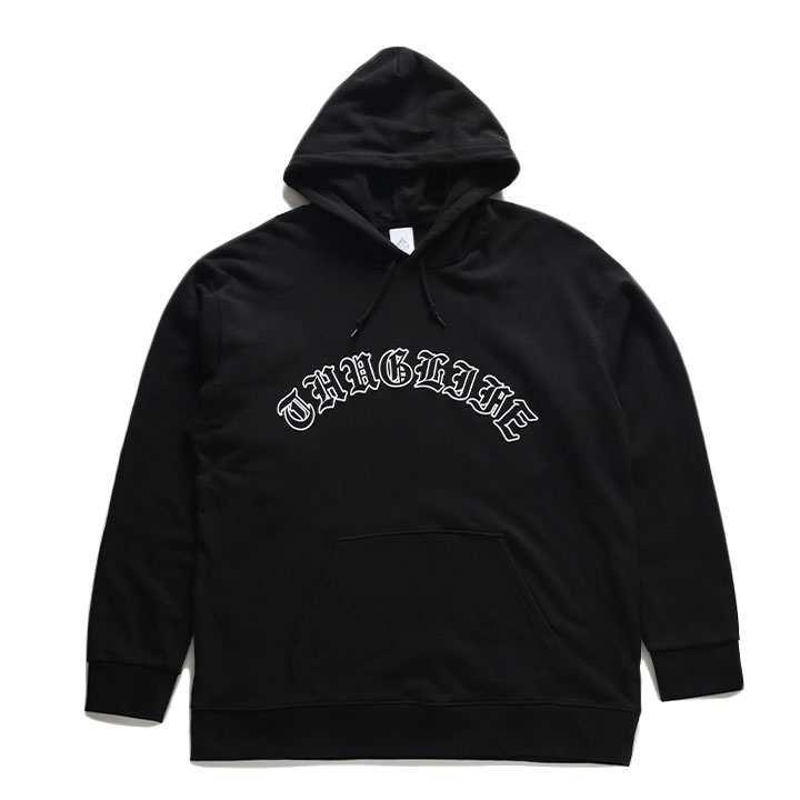 ACE FLAG パーカー ブランド フーディ 長袖 スウェット メンズ 黒 大きいサイズ エースフラッグ フードパーカー トップス Thug Life サグライフ