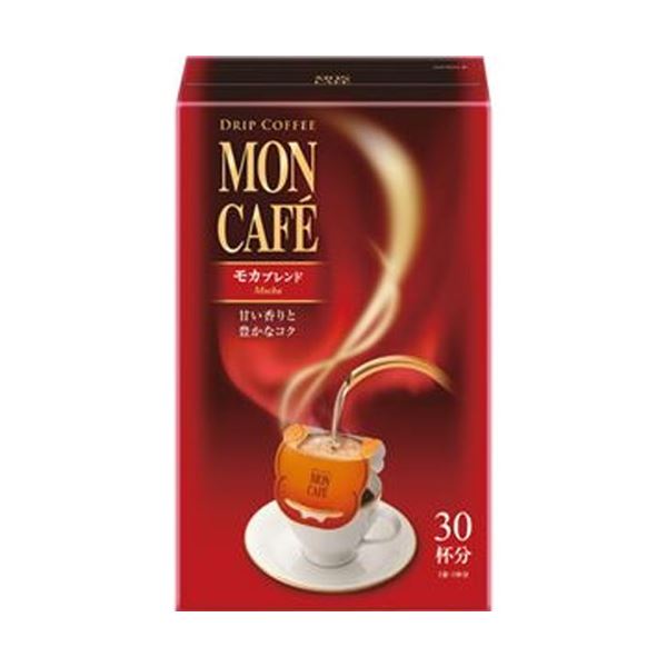 （まとめ）片岡物産 モンカフェ ドリップコーヒーモカブレンド 8g 1セット（60袋：30袋×2箱）(×5セット)