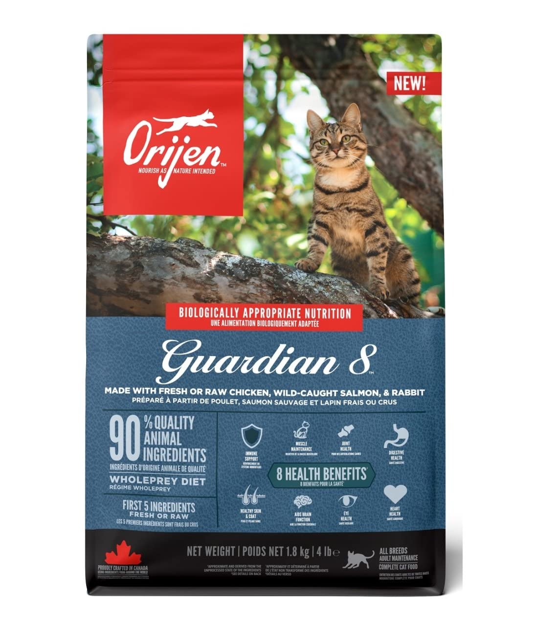 当日発送 【正規品】カナダ産 オリジン ガーディアン8 1.8kg Orijen catfood guardian8