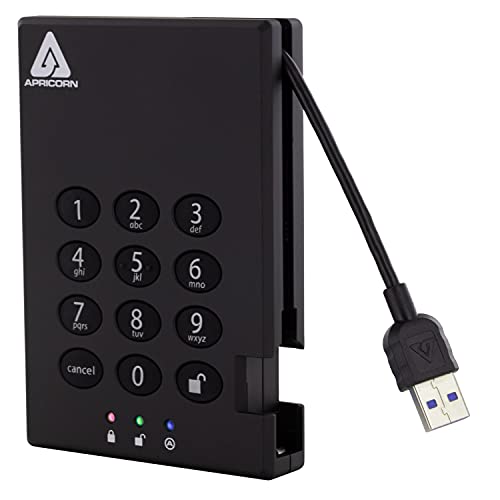 Apricorn Aegis Padlock 1TB USB 3.0 A25-3PL256-1000