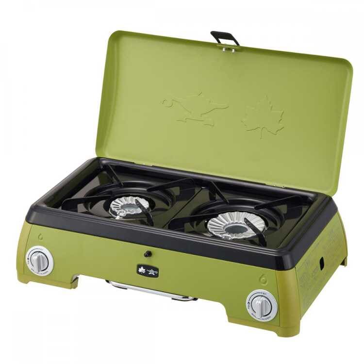 LOGOS×SENGOKU ALADDIN ポータブル ガス カセットコンロ 2バーナー #81060050 17,279円