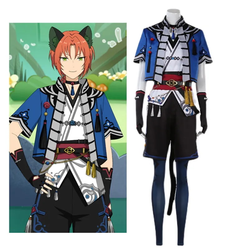 あんさんぶるスターズ あんスタ 羅小黒コラボ スカウト! 黒猫ラプソディー 月永レオ コスプレ衣装 コスチューム