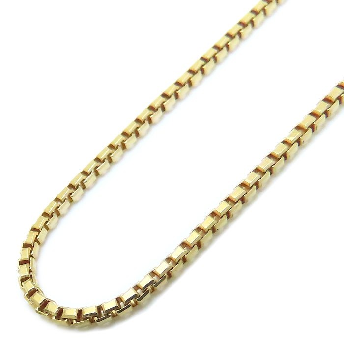 ベネチアン チェーン ネックレス 54cm 7.2グラム K18YG イエローゴールド レディース/76242【中古】