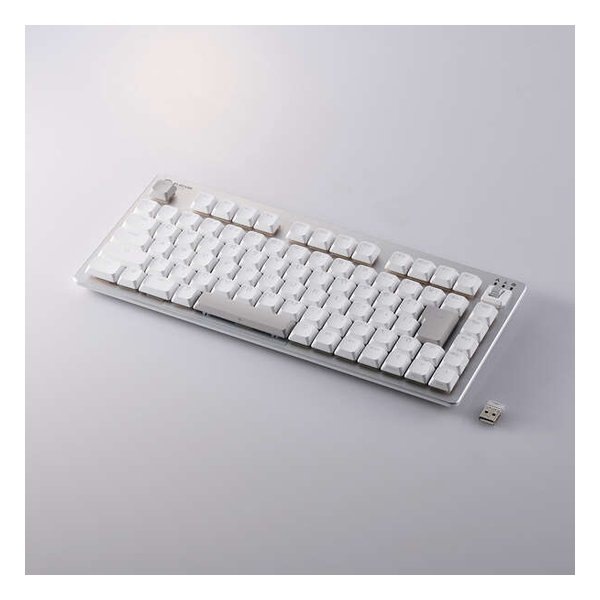 V custom VK520LL 75%サイズ無線メカニカルゲーミングキーボード/ホワイト TK-VK520LLWH