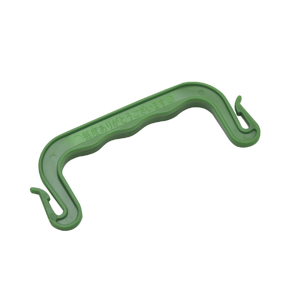 （まとめ買い）ササガワ 手提げホルダー 緑 縦45mmx横105mm 200個入 37-2 [x3]