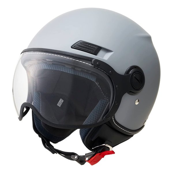 バイクヘルメット パイロットジェット SAFIT マットグレー Mサイズ 4341509 MS-340