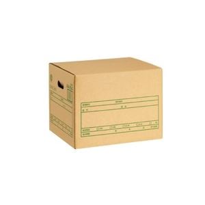 （まとめ）プラス 文書保存箱A式 DN-351 A4／B4用(×20セット)