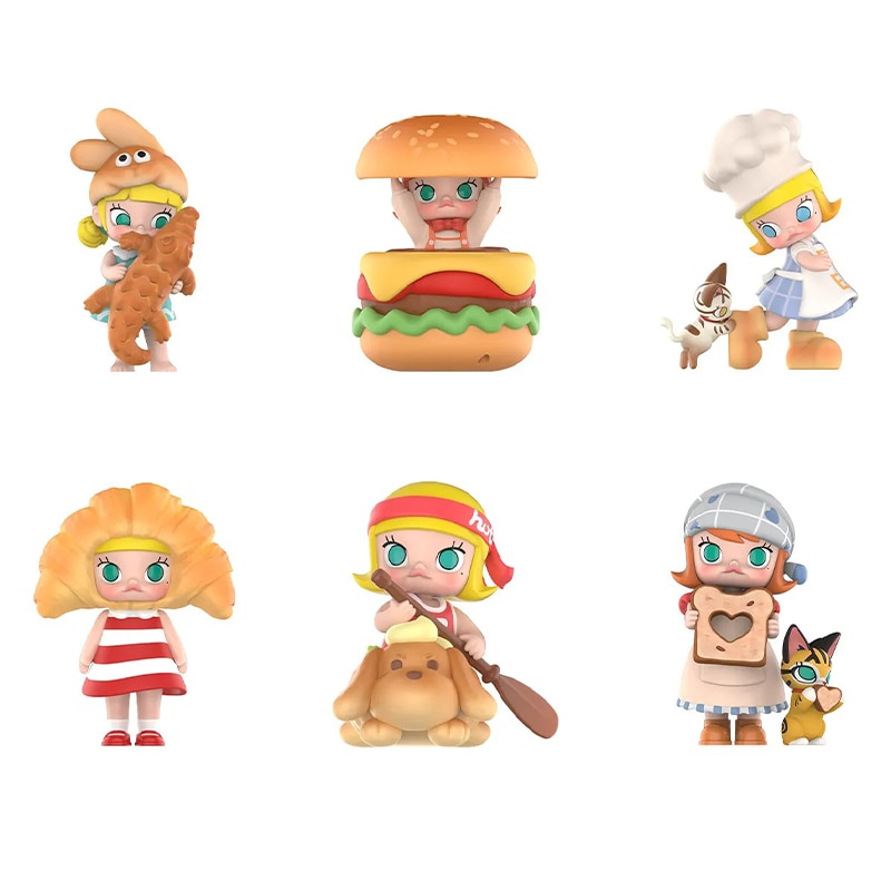 公式正規品POP MART MOLLY Carb-Lover シリーズぬいぐるみ モデル ガチャポン ブラインドボックス サプライズギフト
