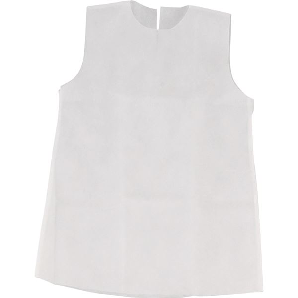 (まとめ)アーテック 衣装ベース (C ワンピース) 不織布 ホワイト(白) (×30セット)