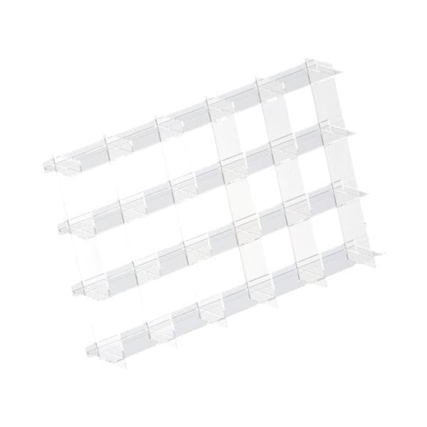 マグカップディスプレイラック ドレッシングテーブル 軽量 バスルーム コーヒーマグディスプレイラック 15コンパートメント