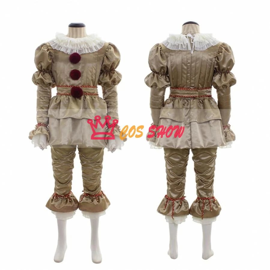 映画 ハロウィン 子供 大人 クリスマス ゴールド 実物撮影 ピエロ ペニーワイズ お祭り JOKER cosplay仮装 コスプレ衣装 ステージ 人気商品N0.1 文化祭 イベント