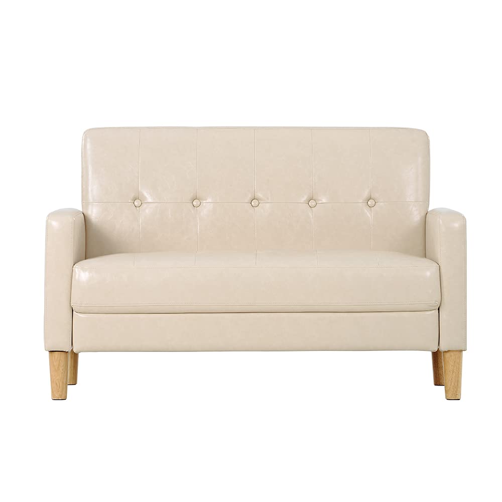 【大好評！最安値挑戦!】ソファー 二人がけソファー 2人掛け 幅105cm高さ12cmリビングソファ 肘付き ロボット掃除機も通れる かんたん組立 1人用にも おしゃれ かわいい 東京倉庫から発送 B