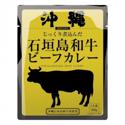 沖縄北谷自然海塩 沖縄石垣島和牛ビーフカレー 160g×30個