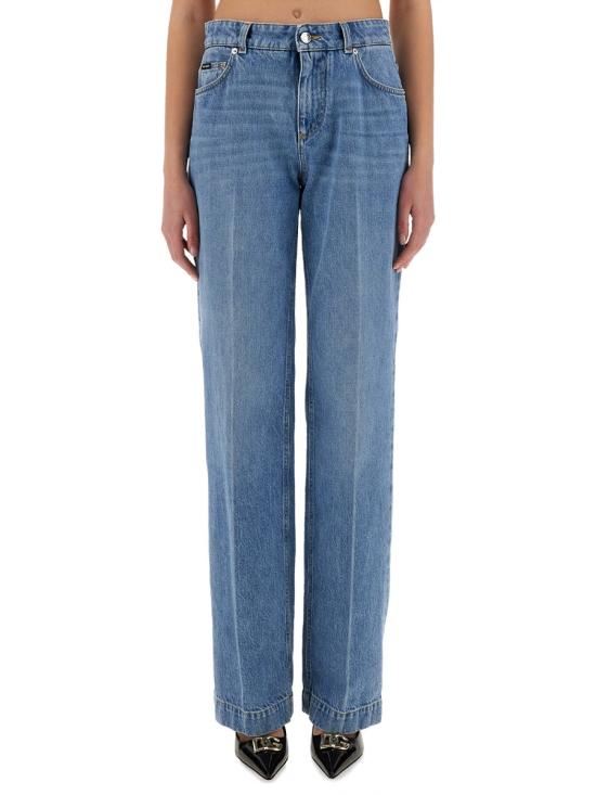 DOLCE & GABBANA Women Straight Pants FTC8CD G8MB2S9001 DENIM