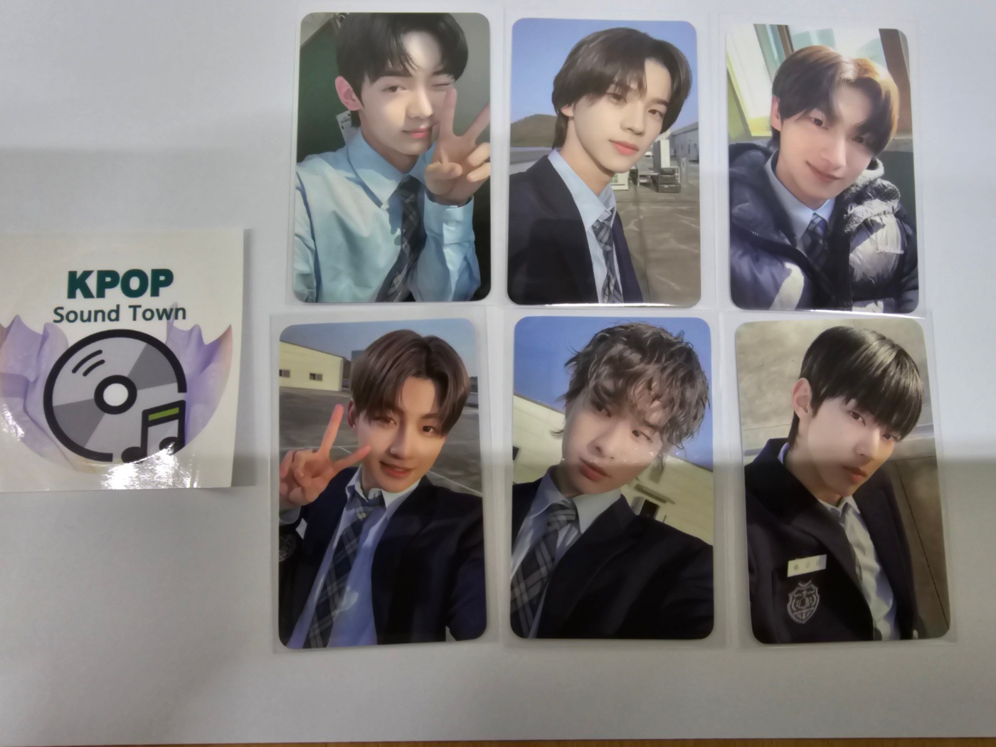 [SOUNDWAVE POPUP CAFE 特典6種 /1SET ]TWS - 1st Mini Album Sparkling Blue( NO ALBUM,ONLY PHOTOCARD)