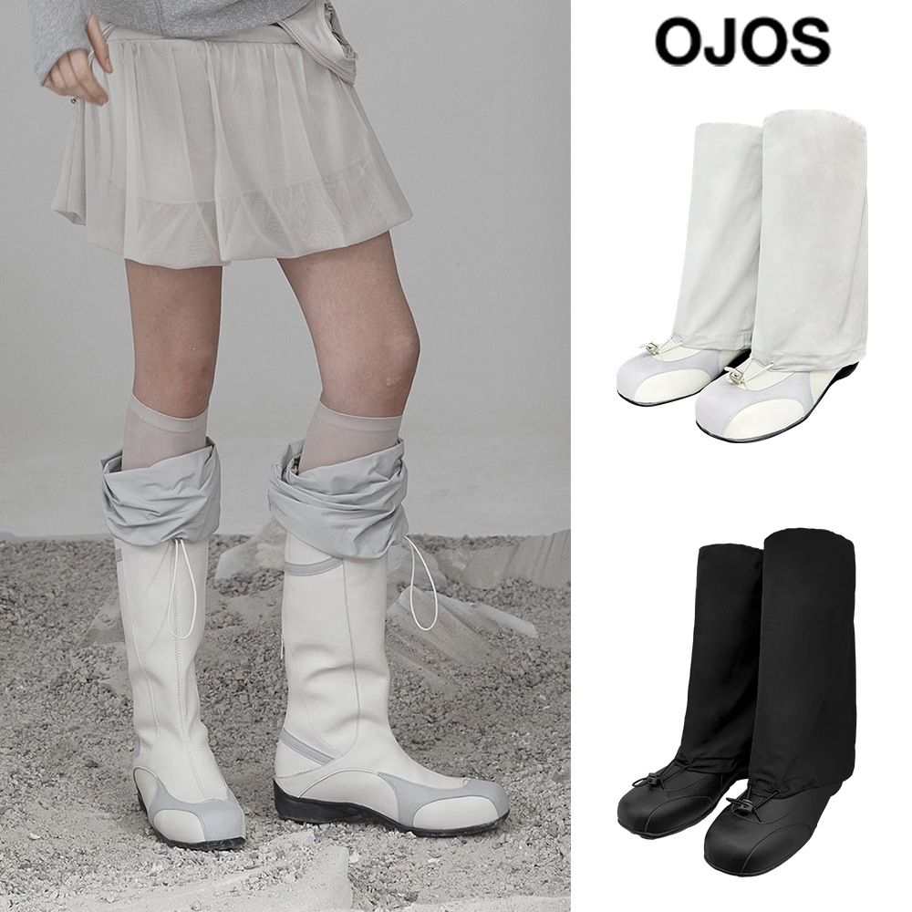 [OJOS] Nylon Folding Leather Boots 27,294円