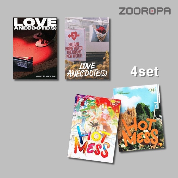 [4종세트] EVNNE 이븐 LOVE ANECDOTE S HOT MESS POCA 4집 5집 