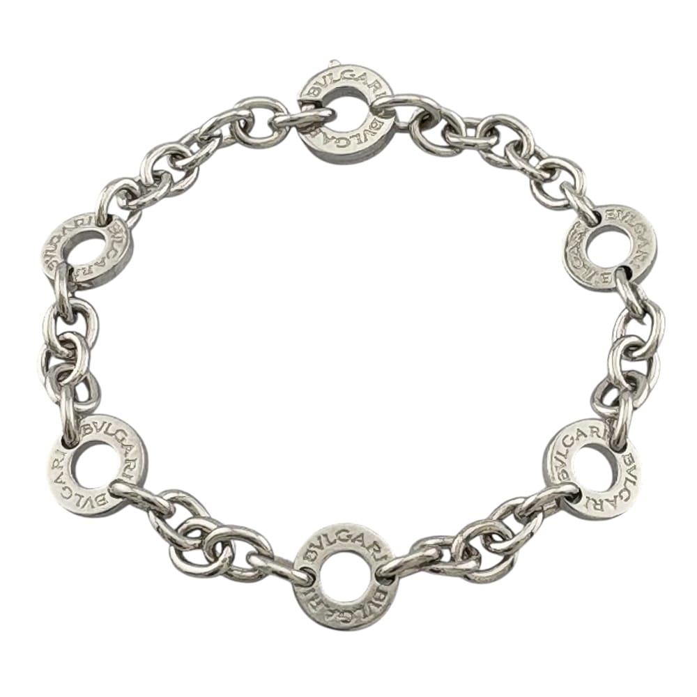 ブルガリ ブルガリ・ブルガリ ブレスレット 18金 K18ホワイトゴールド BVLGARI 中古 美品