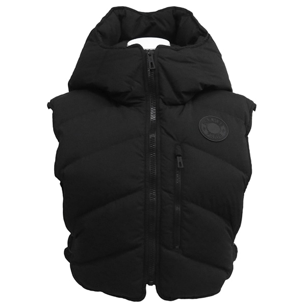 エルメス HERMES アウター セリエワッペン ダウンベスト ポリエステル ダウン フェザー ブラック 36 マットブラック金具 黒 新品 未使用 【中古】