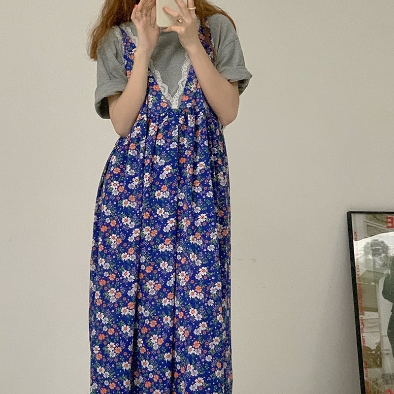 レディース ワンピース 花柄ワンピース マキシ丈ワンピース マキシ丈 ロングワンピース ロング