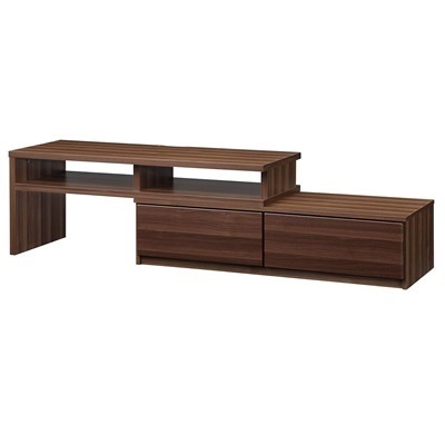 テレビボード ローボード 背面収納テレビ台 ステラ スライドタイプ テレビラック キャスター付き 伸縮 マストバイ M0600079-WL ウォールナット 【送料無料】