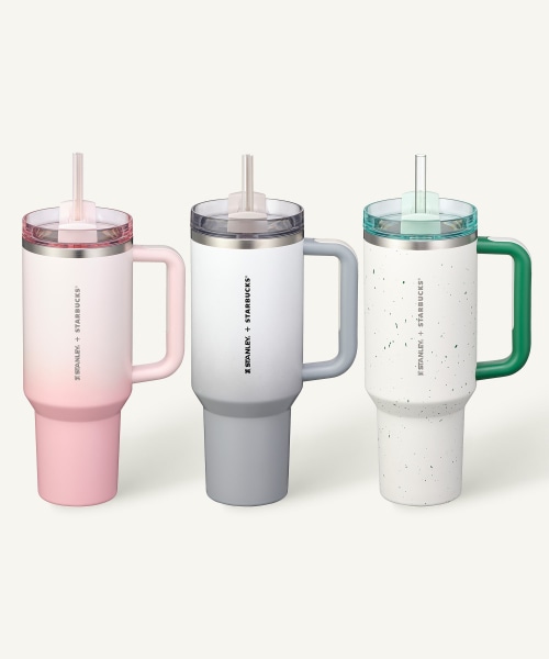 【STARBUCKS】 SS STANLEY QUENCHER TUMBLER 1183ml 3 TYPES タンブラー 正規品