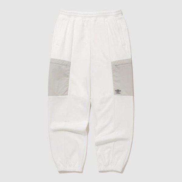M パンツ CQK UQ121CFP13-SCW ウェイファインダー ウーブンBIT ニット ジョガー パンツ / スイートコーン